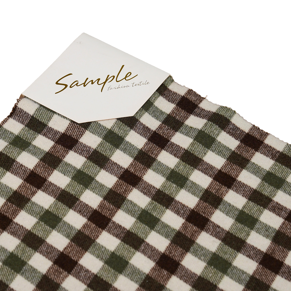 100% eile, 410G/M Glas, Donn Agus Bán, Snáth Tweed, ML-701234