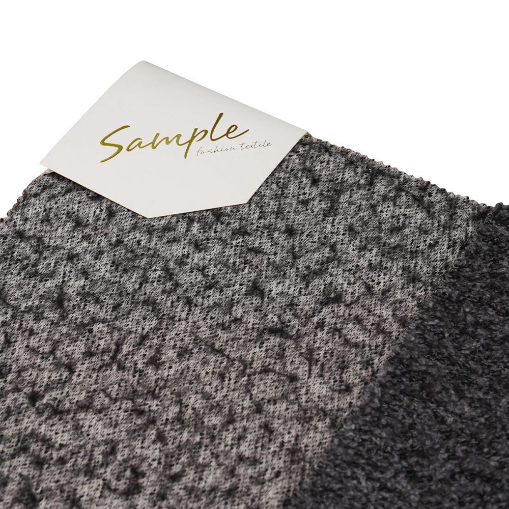 40% Olann, 60% poileistir, 750G/M, Dubh Agus Liath, Fabraic Olann Cniotála Bali, ML-70165440-75