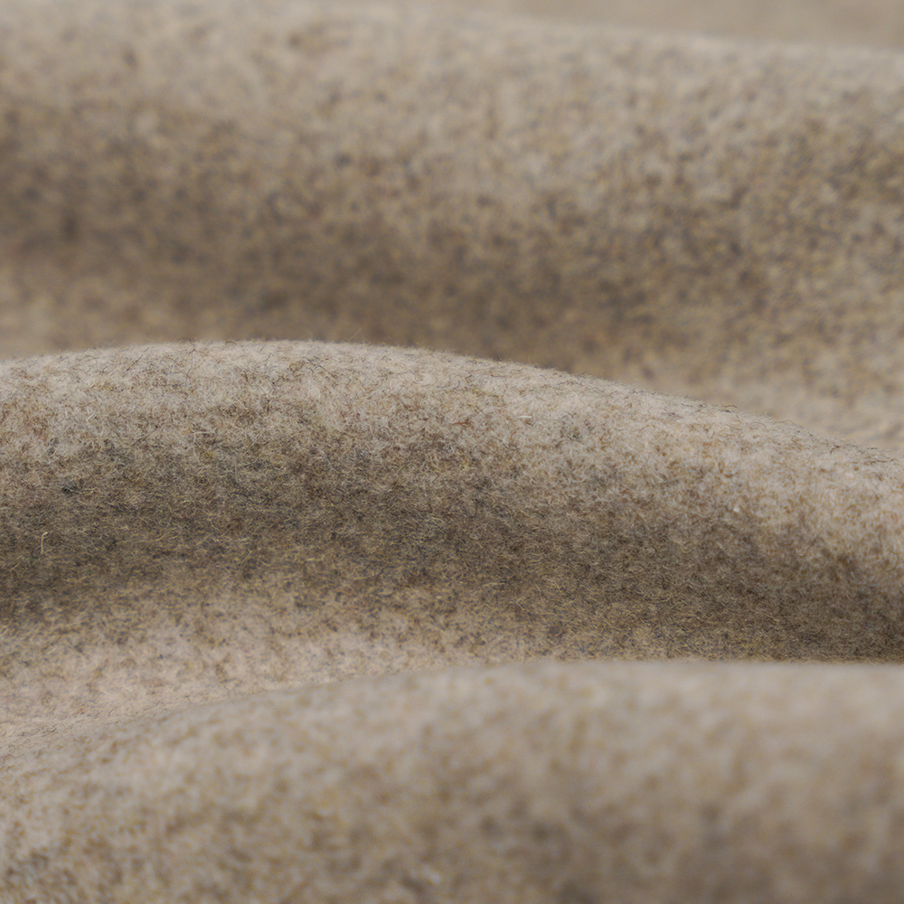 50% Olann, 40% poileistir, 10% Snáithín Eile, 770G/M, Greamaigh Pónaire Solas Nádúrtha, Fabraic Twill Melton, ML-0124-4425